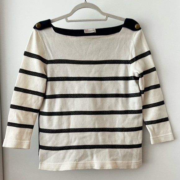 Valentino Spa Sweater 3/4 Sleeve - Picture 1 of 7